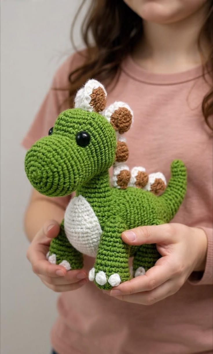 Dinosaurio crochet