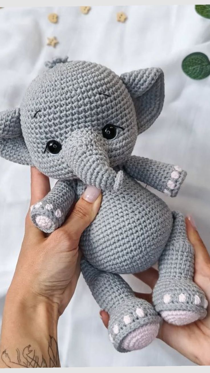 Elefantito crochet