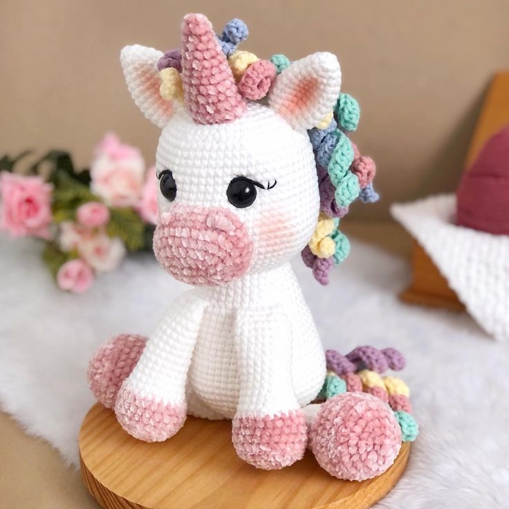 Unicornio amigurumi