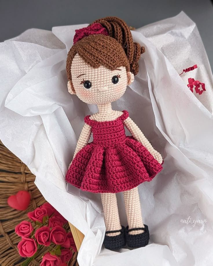 Muñeca amigurumi